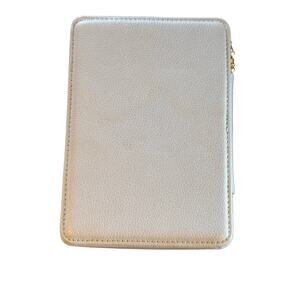 Lelady Light Blye  Small Zippered Jewelry Box Organizer Mini Travel